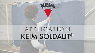 Mise en œuvre de la peinture de façade KEIM Soldalit