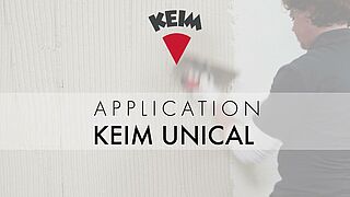 Mise en œuvre de l'enduit minéral KEIM Unical