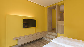 Chambre en jaune