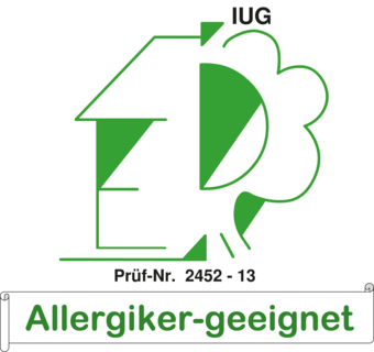 [Translate to French:] Logo Allergiker-geeignet